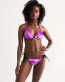 Pink Fusion Ladies Triangle String Bikini-3