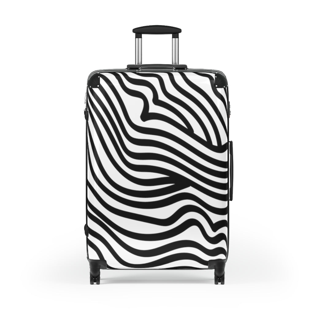 Zebra Print Suitcases