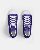 Navy Blue Men's Hightop Canvas Shoe-4