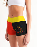 Don't Forget To Stretch Ladies Mid-Rise Yoga Shorts-4