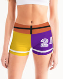 HOOP LEGEND Ladies Mid-Rise Yoga Shorts-1