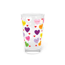 Valentine's Sweet Tart Hearts Pint Glass, 16oz-5