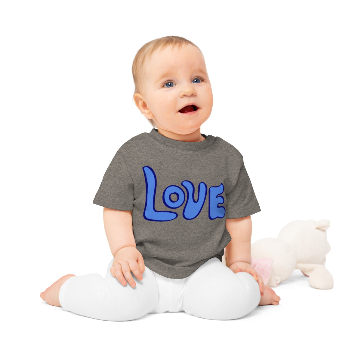 Blue LOVE Baby T-Shirt - 0