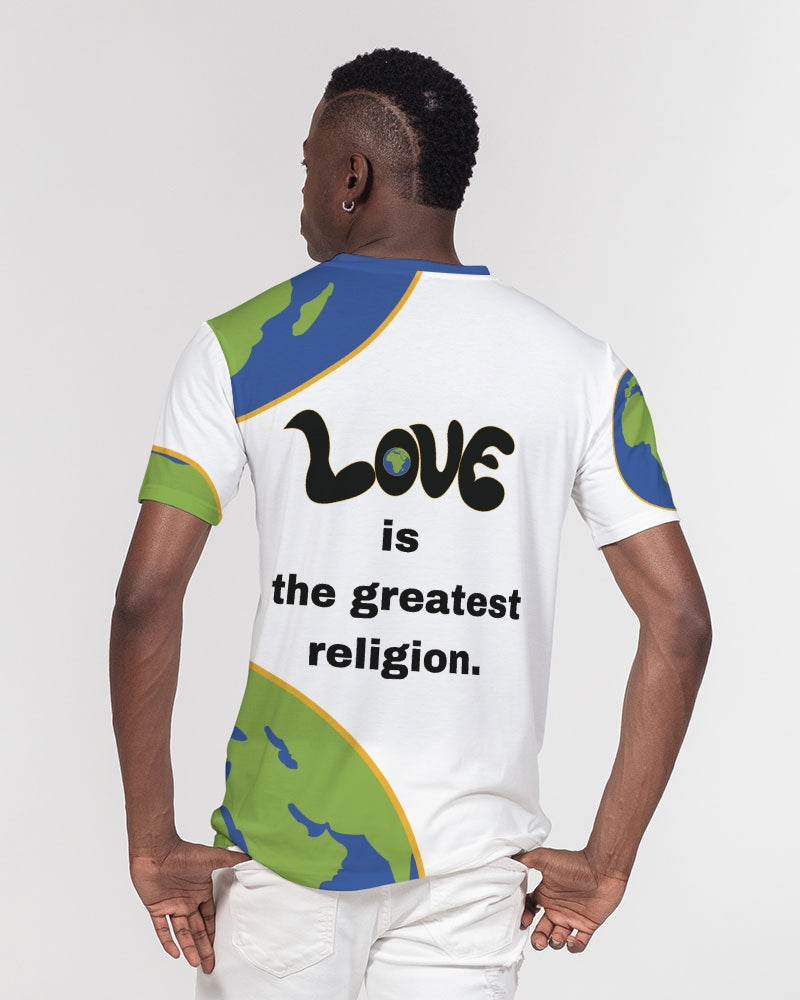 Love Is The Greatest Religion Men's Everyday Pocket Tee