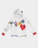 Vegan Heart Men's Hoodie-2