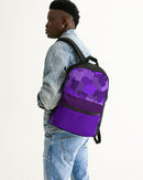 Purple Fusion Small Canvas Backpack-1
