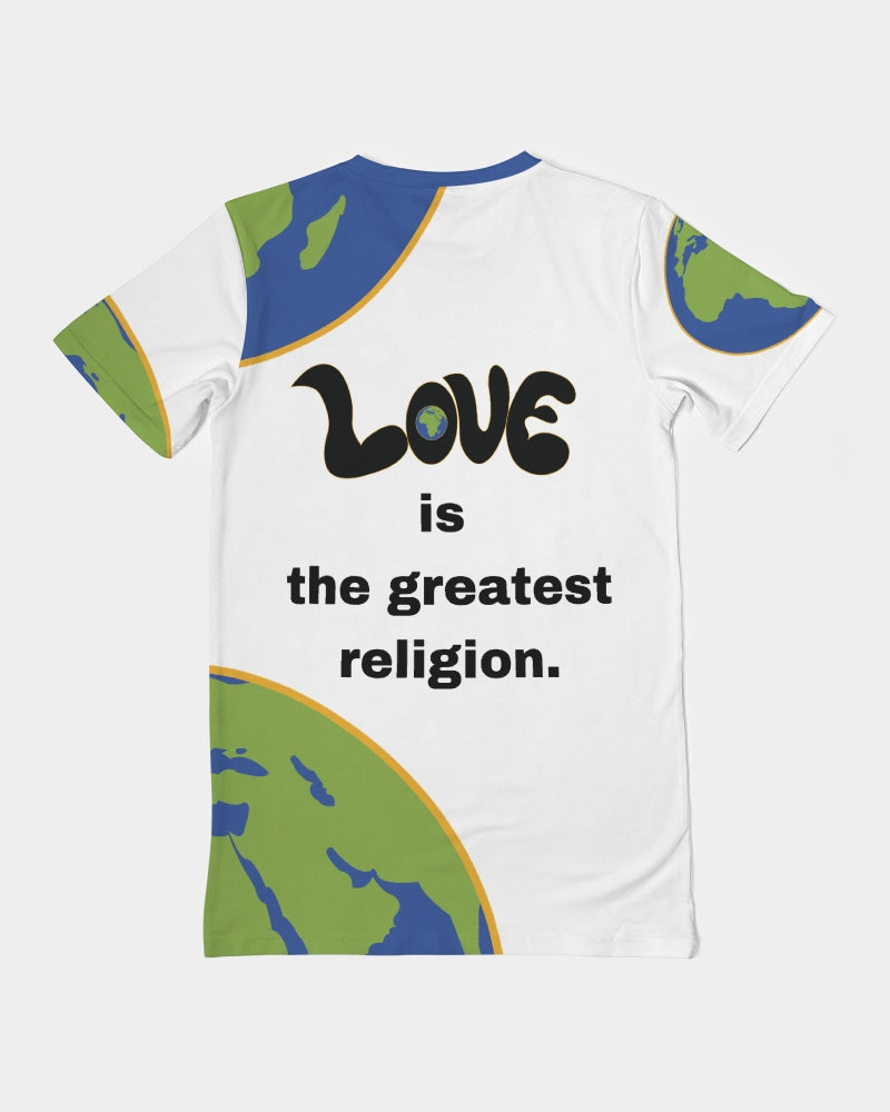 Love Is The Greatest Religion Men's Everyday Pocket Tee