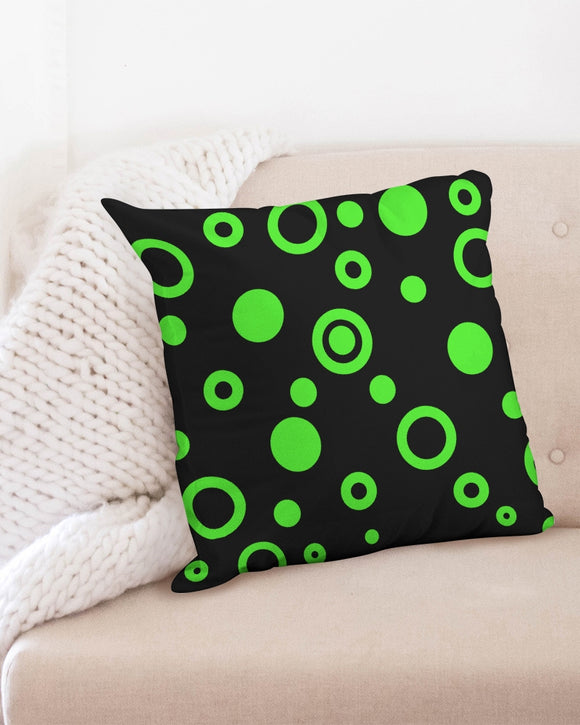 Black Light 20x20 Throw Pillow Case
