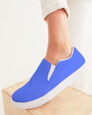 DISCIPLINE Ladies Blue Slip-On Shoe-7