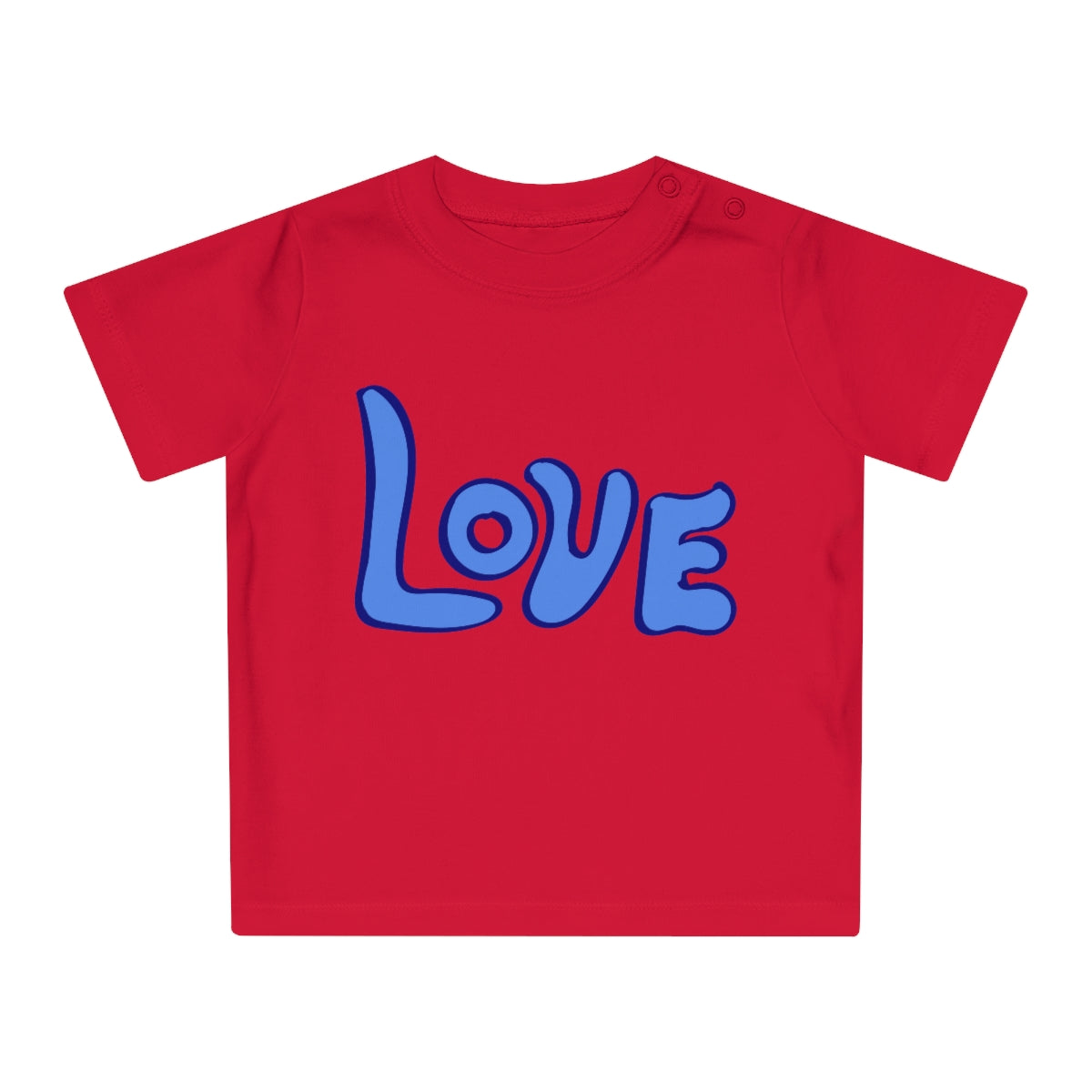 Blue LOVE Baby T-Shirt