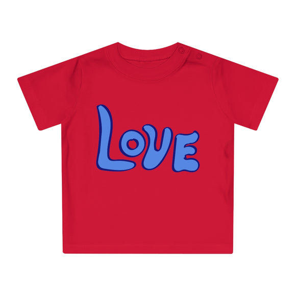 Blue LOVE Baby T-Shirt
