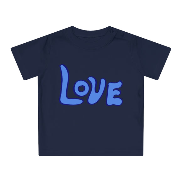 Blue LOVE Baby T-Shirt