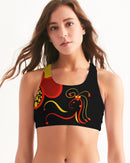 Don't Forget To Stretch Ladies Seamless Sports Bra-1