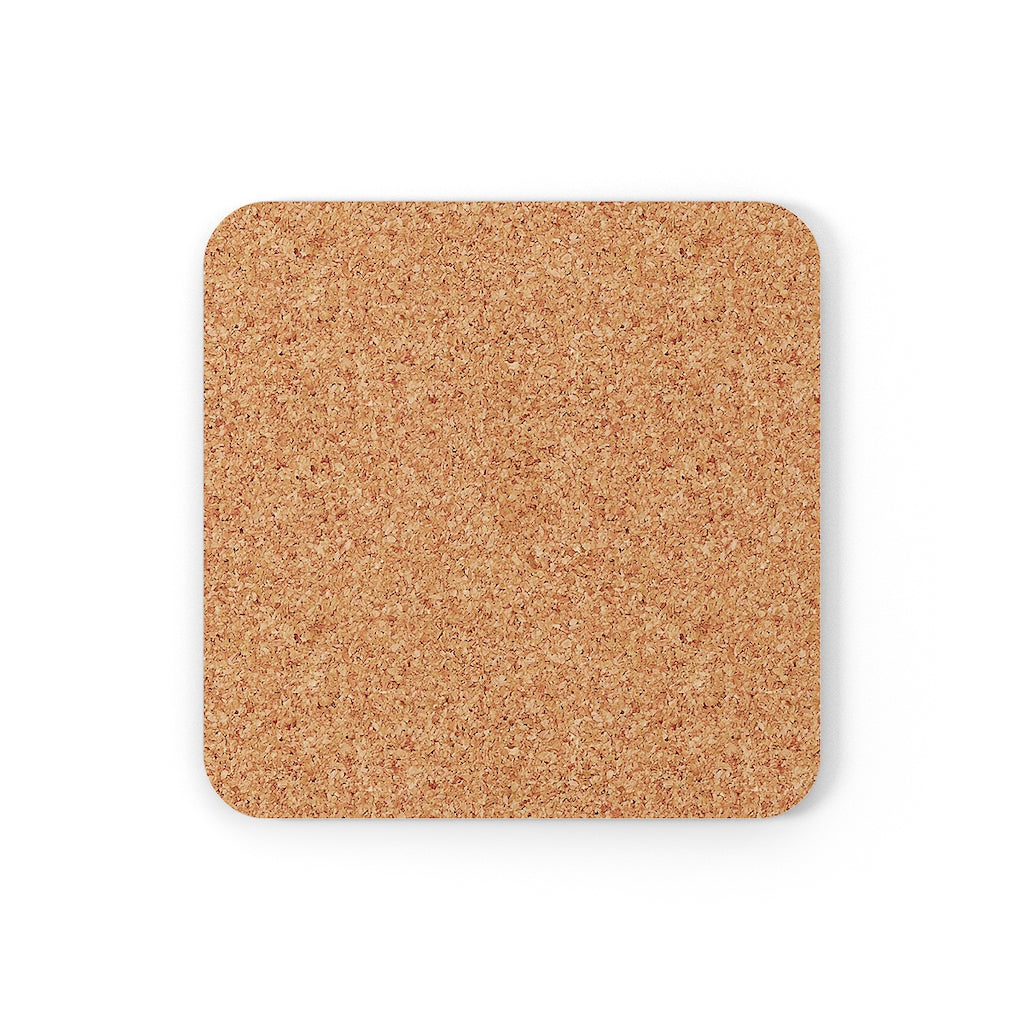 Sweet Tart Hearts Cork Back Coaster