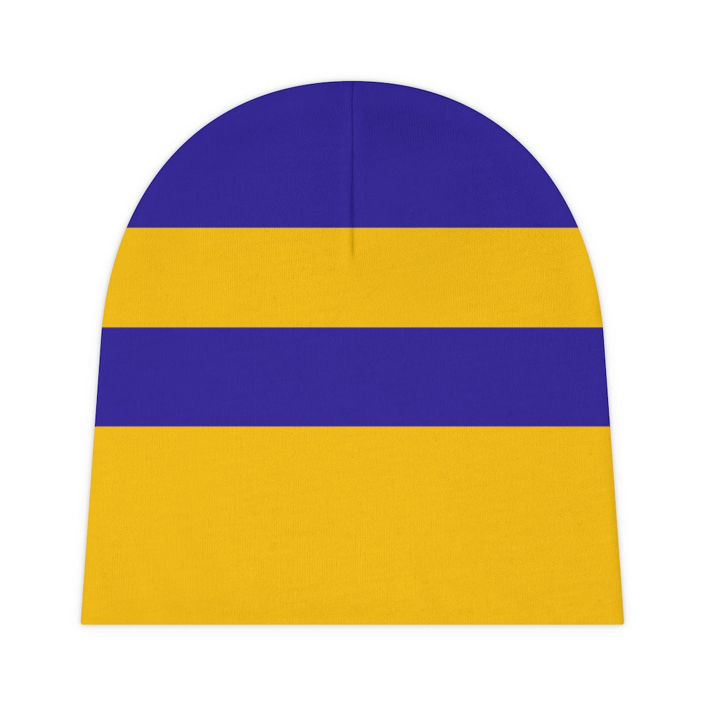 Blue/Yellow Baby Beanie