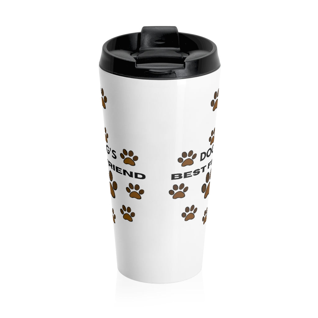 Dog's Best Friend Stainless Steel Travel Mug