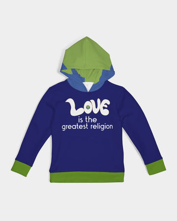 Love Is The Greatest Religion Boys Hoodie