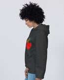 Vegan Heart Ladies Hoodie | Champion-8