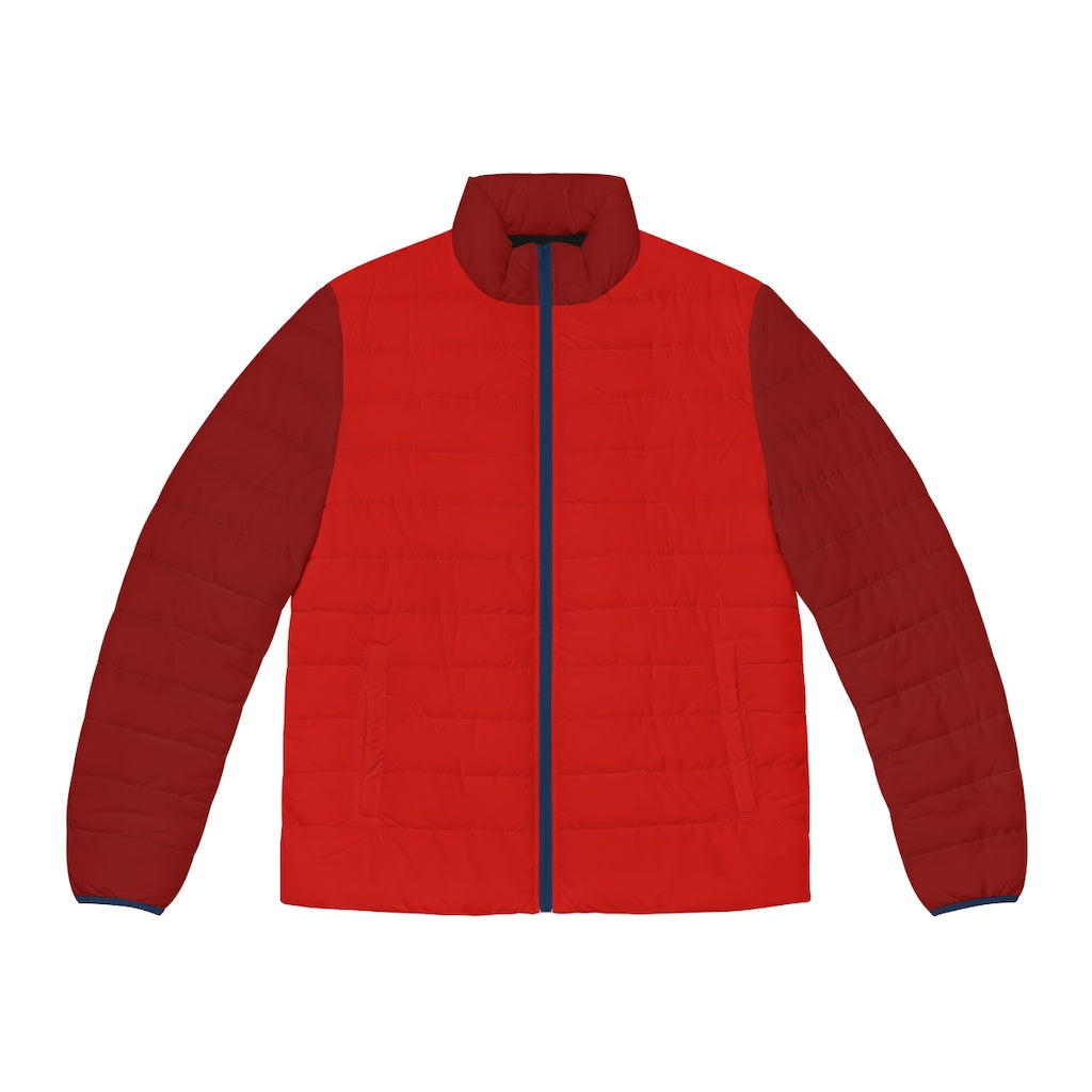 Men's Red Puffer Jacket