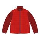Men's Red Puffer Jacket-1