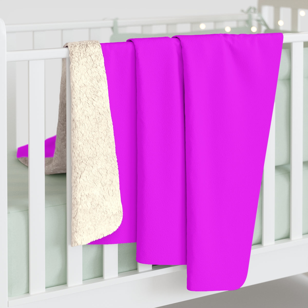 Hot Pink Sherpa Fleece Blanket