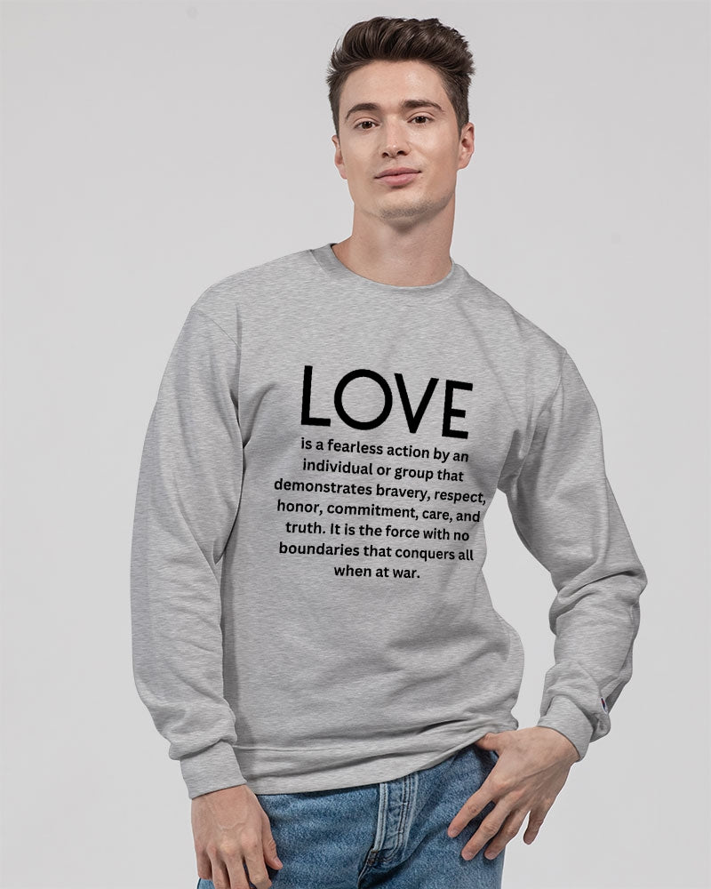 LOVE IS Men's Sweatshirt | Champion