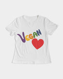 Vegan Heart Ladies Tee-6