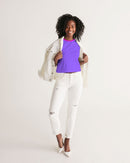 Cali Flower Ladies Cropped Tank-6