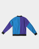 Blue Turqu Ladies Bomber Jacket-8