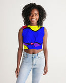Tibetan Apple Ladies Twist-Front Tank-3