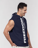 Unity and Freedom Men's Premium Heavyweight Sleeveless Hoodie-5