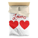 Lovers Hearts (Twin/XL Twin) Microfiber Duvet-3