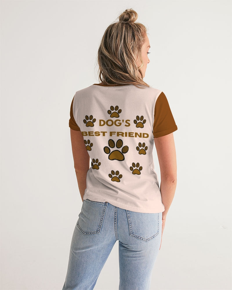 Dog's Best Friend Ladies V-Neck Tee - 0