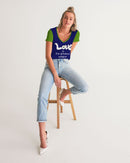 Love Is The Greatest Religion Ladies V-Neck Tee-6