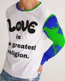 Love Is The Greatest Religion Men's Long Sleeve Tee-1