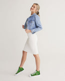 Green Fusion Ladies High tops-3