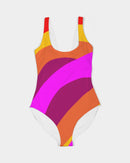 Bright Swirl Ladies One-Piece Swimsuit-5