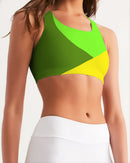 Lemon Lime Ladies Sports Bra-4