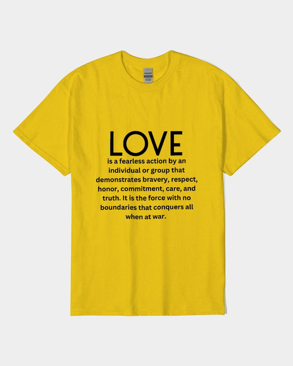 LOVE IS Men's Cotton T-Shirt