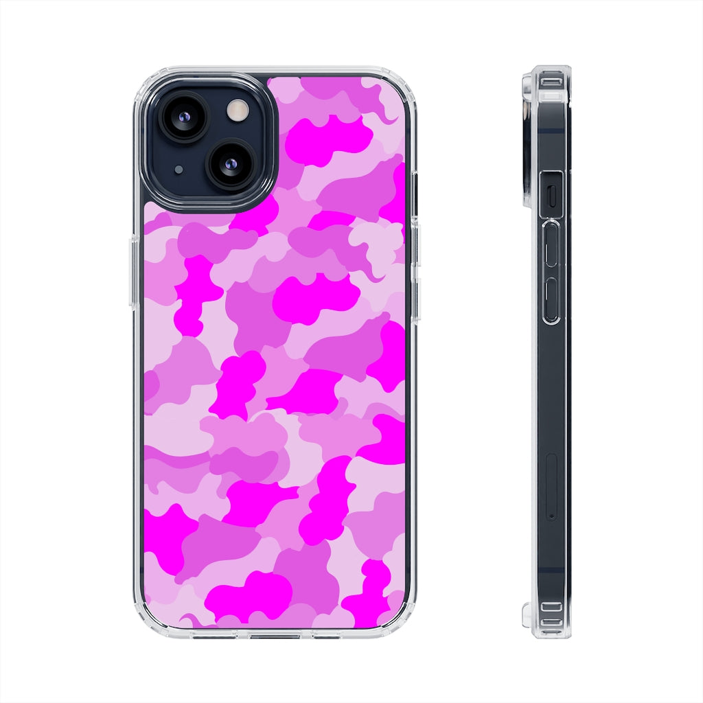 Pink Fusion Iphone 13 Clear Cases