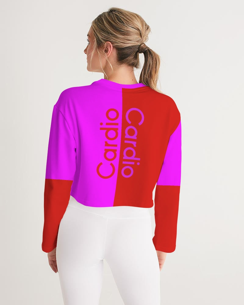 Cardio Hot Ladies Cropped Sweatshirt