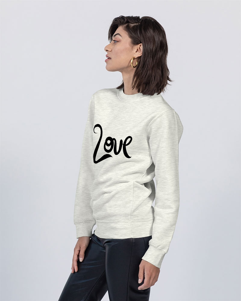 JUST LOVE Ladies Premium Crewneck Sweatshirt