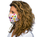 Sweet Tart Hearts Snug-Fit Polyester Face Mask-2