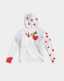 Vegan Heart Ladies Hoodie-8
