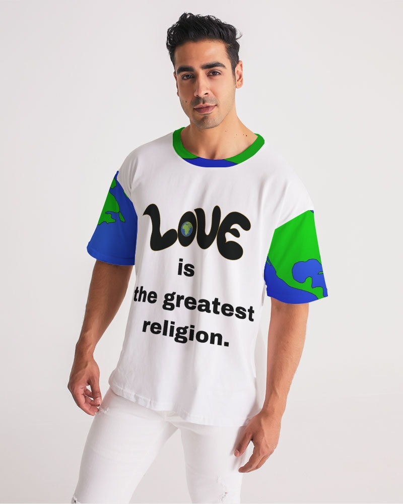 Love Is The Greatest Religion Men's Premium Heavyweight Tee