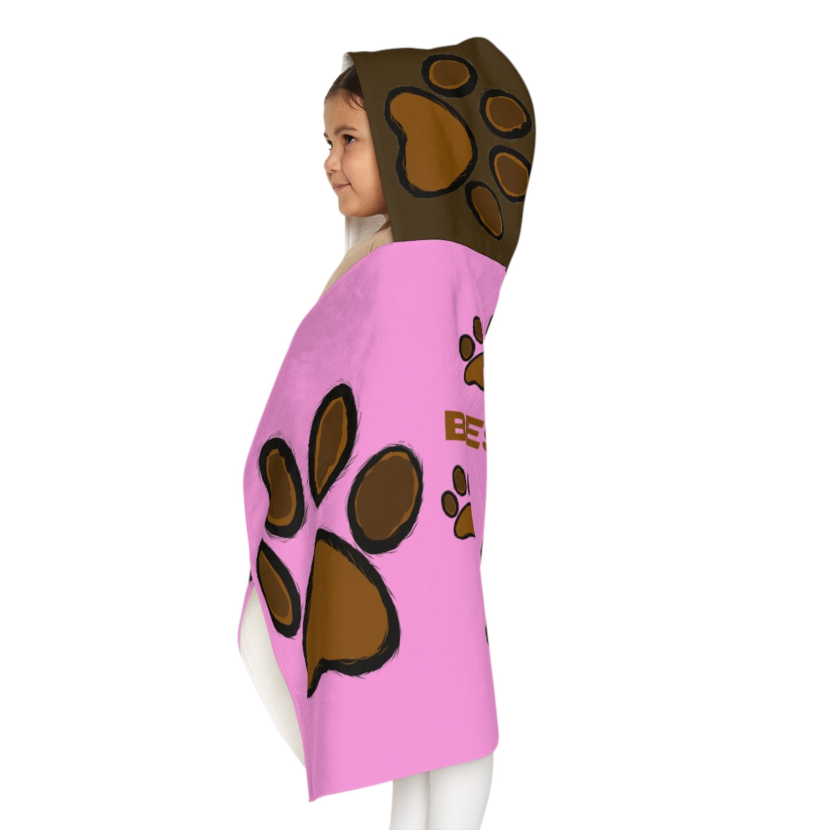 Dog's Best Friend Girls Hooded Towel