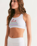 LOVE IS Ladies Seamless Sports Bra-3