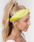 Lemon Lime Twist Knot Headband Set-6