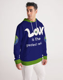 Love Is The Greatest Religion Men's Hoodie (QR CODE ON BACK FOR BRAND SUPPORTERS)-4