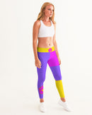 Cali Flower Ladies Yoga Pants-5